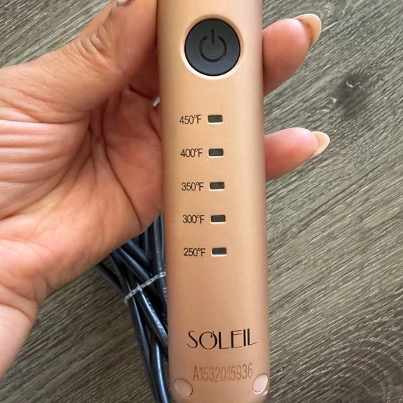 Rose Gold Hair Straightening Comb - Picture 3 of 7